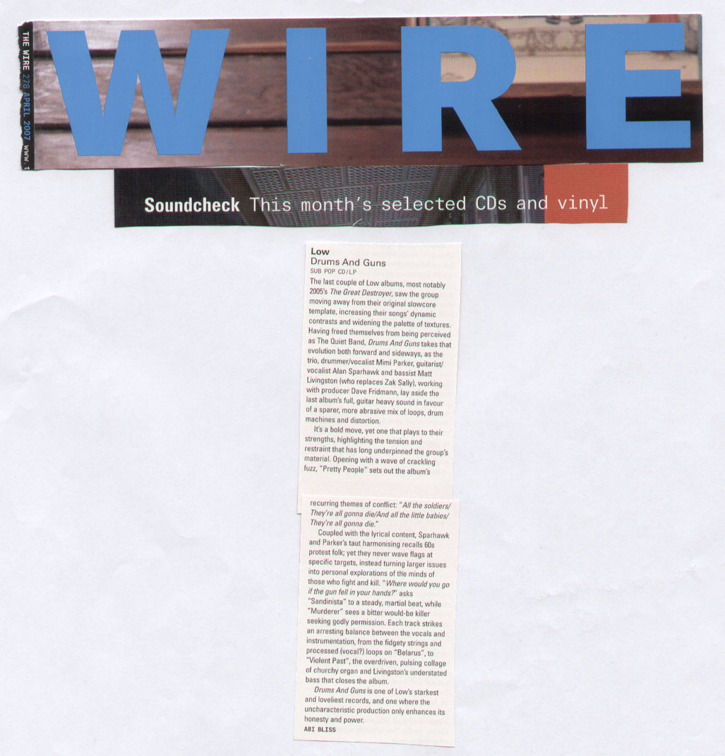 Low Promotional and Press on Sub Pop Records